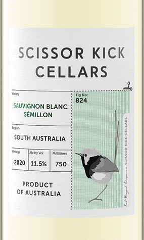 Scissor Kick Cellars 2020 Sauvignon Blanc–Sémillon South Australia 