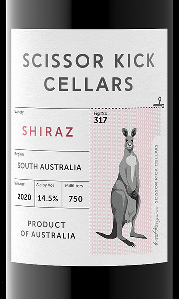 Scissor Kick Cellars 2020 Shiraz South Australia, Australia