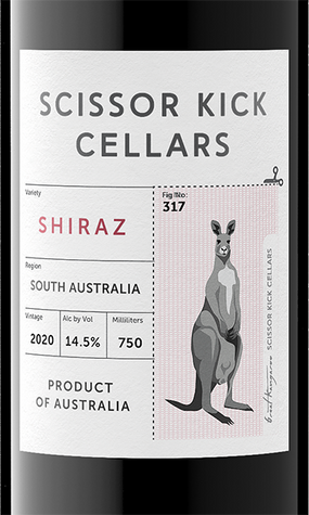 Scissor Kick Cellars 2020 Shiraz South Australia, Australia