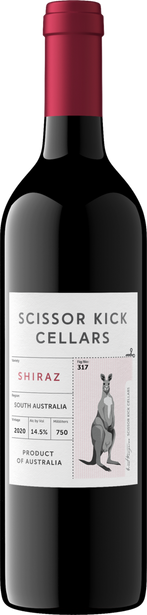 Scissor Kick Cellars 2020 Shiraz South Australia, Australia