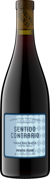 Sentido Contrario 2020 Pinot Noir Maule Valley DO, Chile