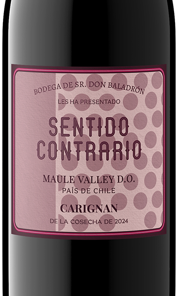 Sentido Contrario 2024 Carignan Maule Valley DO, Chile