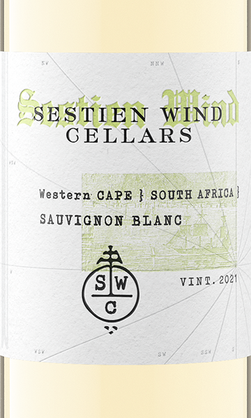 Sestien Wind Cellars 2021 Sauvignon Blanc Western Cape, South Africa