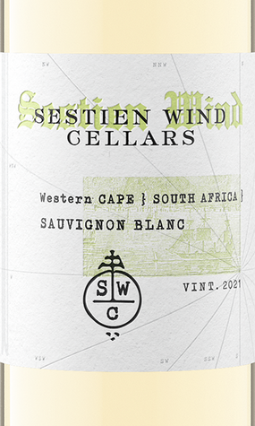 Sestien Wind Cellars 2021 Sauvignon Blanc Western Cape, South Africa