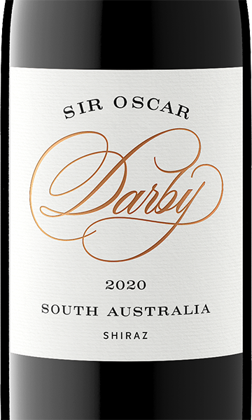 Sir Oscar Darby 2020 Shiraz South Australia, Australia