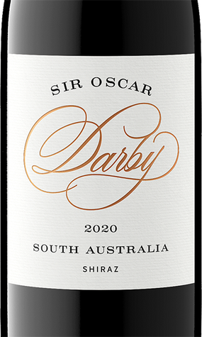 Sir Oscar Darby 2020 Shiraz South Australia, Australia