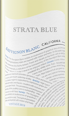 Strata Blue 2019 Sauvignon Blanc California