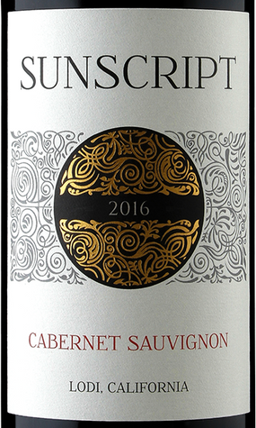Sunscript 2016 Cabernet Sauvignon Lodi California