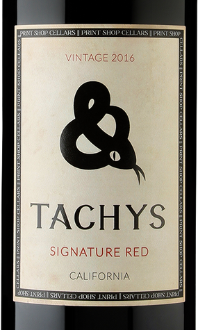 Print Shop Cellars Tachys 2016 Signature Red California