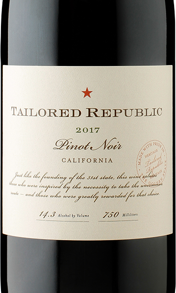 Tailored Republic 2017 Pinot Noir California
