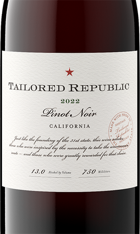 Tailored Republic 2022 Pinot Noir, California