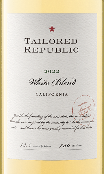 Tailored Republic 2022 White Blend, California