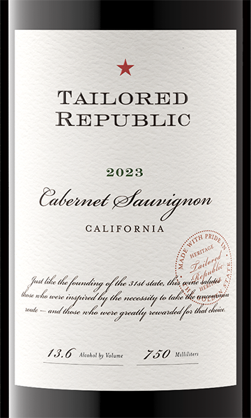 Tailored Republic 2023 Cabernet Sauvignon, California