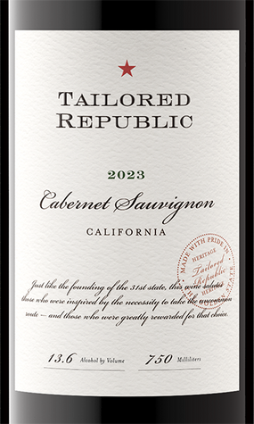 Tailored Republic 2023 Cabernet Sauvignon, California