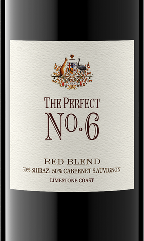 Perfect No. 6 Shiraz+Cab Label