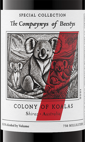 The Compaynys of Beestys 2021 Shiraz South Australia, Australia