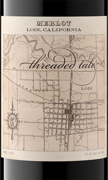 Threaded Tale 2019 Merlot Lodi, California
