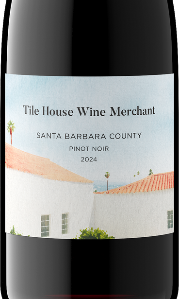 Tile House Wine Merchant 2024 Pinot Noir Front Label
