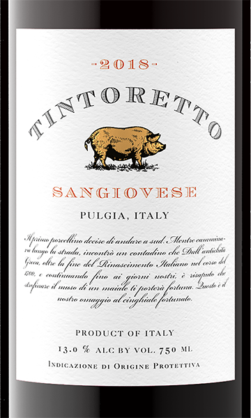 Tintoretto 2018 Sangiovese Puglia IGT, Italy
