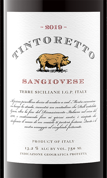 Tintoretto 2019 Sangiovese Terre Siciliane IGP, Italy