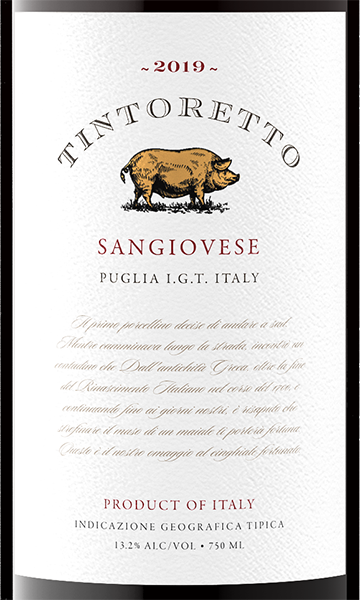 Tintoretto 2019 Sangiovese Puglia IGT, Italy