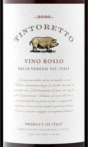 Tintoretto 2020 Vino Rosso delle Venezie IGT, Italy