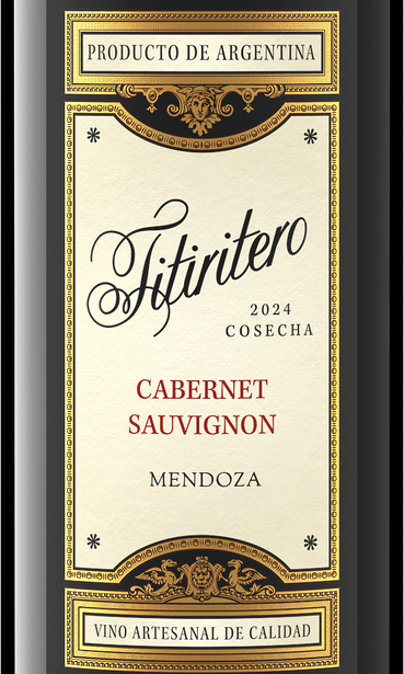 Titiritero 2024 Cabernet Sauvignon Front Label