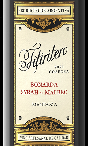 Titiritero 2021 Bonarda – Syrah – Malbec Mendoza, Argentina
