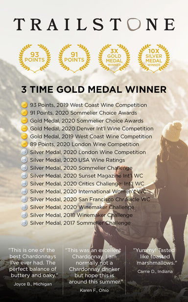 Trailstone 2018 Chardonnay Wahluke Slope, Washington