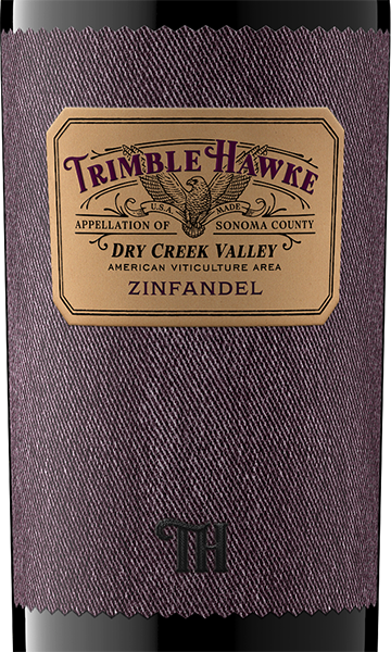 Trimble Hawk 2024 Zinfandel Front Label