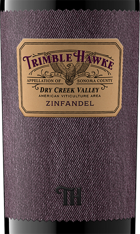 Trimble Hawk 2024 Zinfandel Front Label