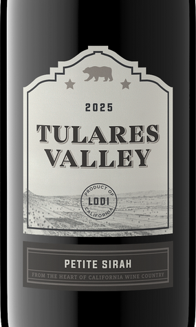 Tulares Valley Petite Sirah Label