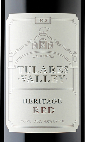 Tulares Valley 2013 Heritage Red California