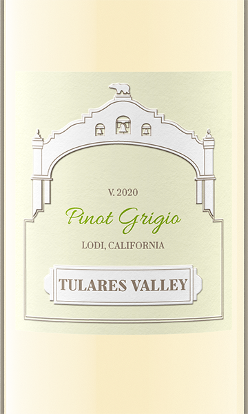 Tulares Valley 2020 Pinot Grigio Lodi, California
