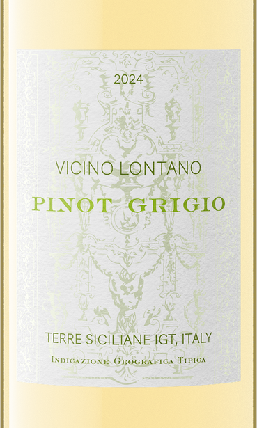 Vicino Lontano 2024 Pinot Grigio Front Label