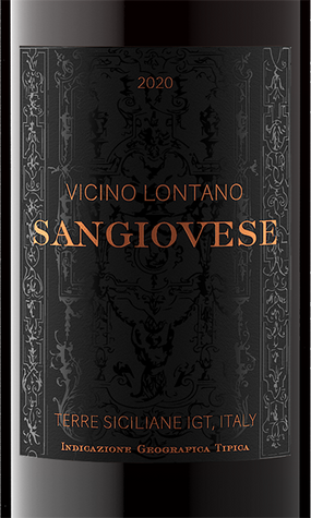 Vicino Lontano 2020 Sangiovese Terre Siciliane IGT, Italy