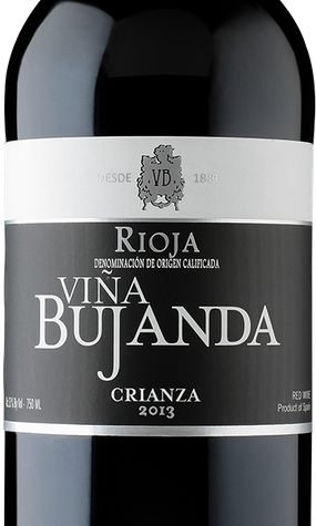 Vina Bujanda 2013 Crianza Tempranillo Rioja Spain