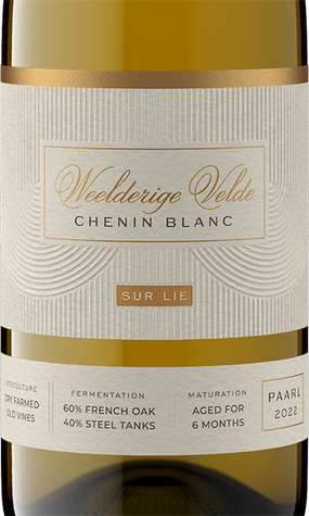 Weelderige Velde 2022 Chenin Blanc (sur lie) Paarl, South Africa