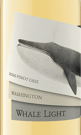 Whale Light 2020 Pinot Gris Columbia Valley, Washington