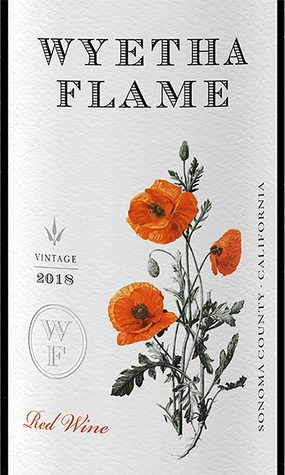 Wyetha Flame 2018 Red Varietals Sonoma County, California