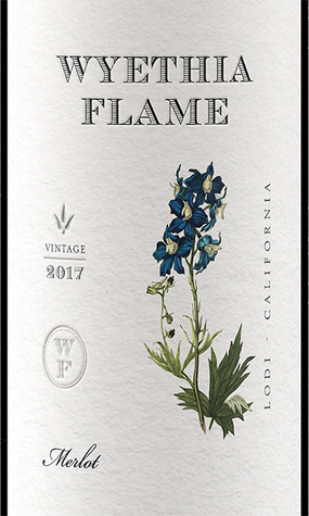 Wyethia Flame 2017 Merlot Lodi, California