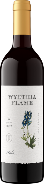 Wyethia Flame 2017 Merlot Lodi, California