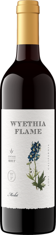 Wyethia Flame 2017 Merlot Lodi, California
