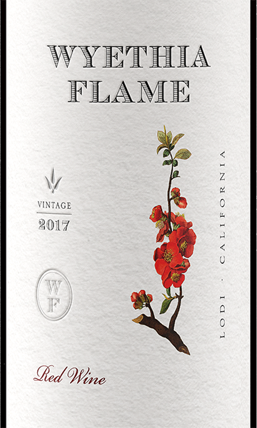 Wyethia Flame 2017 Red Blend Lodi, California