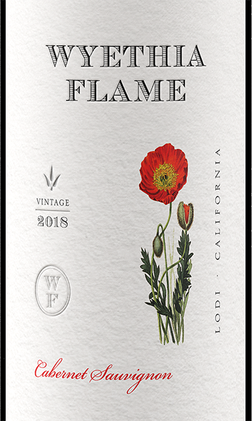 Wyethia Flame 2018 Cabernet Sauvignon Lodi, California