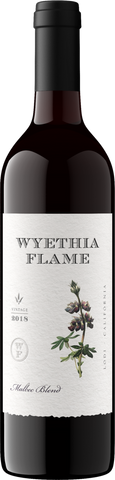 Wyethia Flame 2018 Malbec Blend Lodi, California