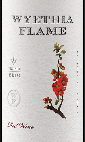 Wyethia Flame 2018 Red Blend Lodi, California