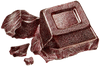 A figure representing the Dark Chocolate tasting note.