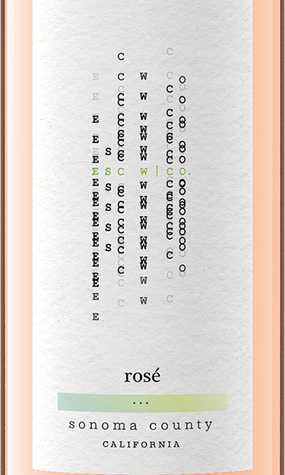 esc w|co NV Rosé Sonoma County, California