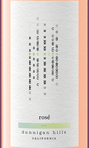 esc w/co Rose label